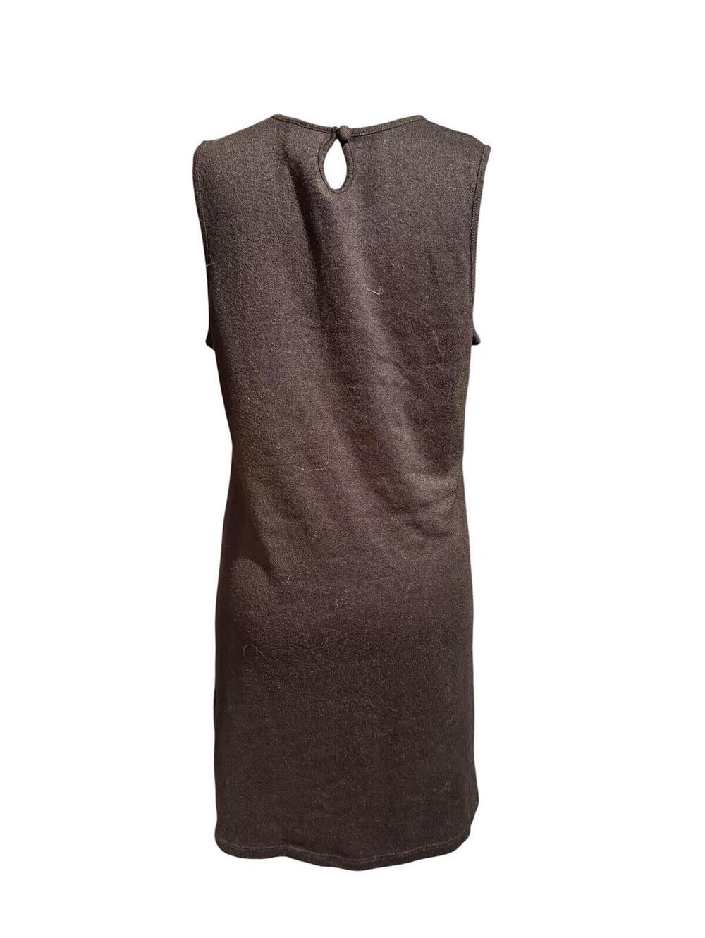 Angie Sleeveless Patterned Knit Dress with Keyhole Back Detail - Picture 3 of 4